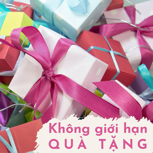 không giới hạn quà tặng