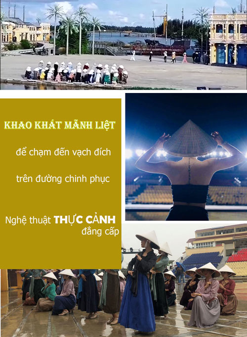 diên viên ký ức hội an tập luyện
